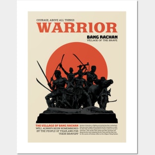 Warrior, Courage, Above all things Posters and Art